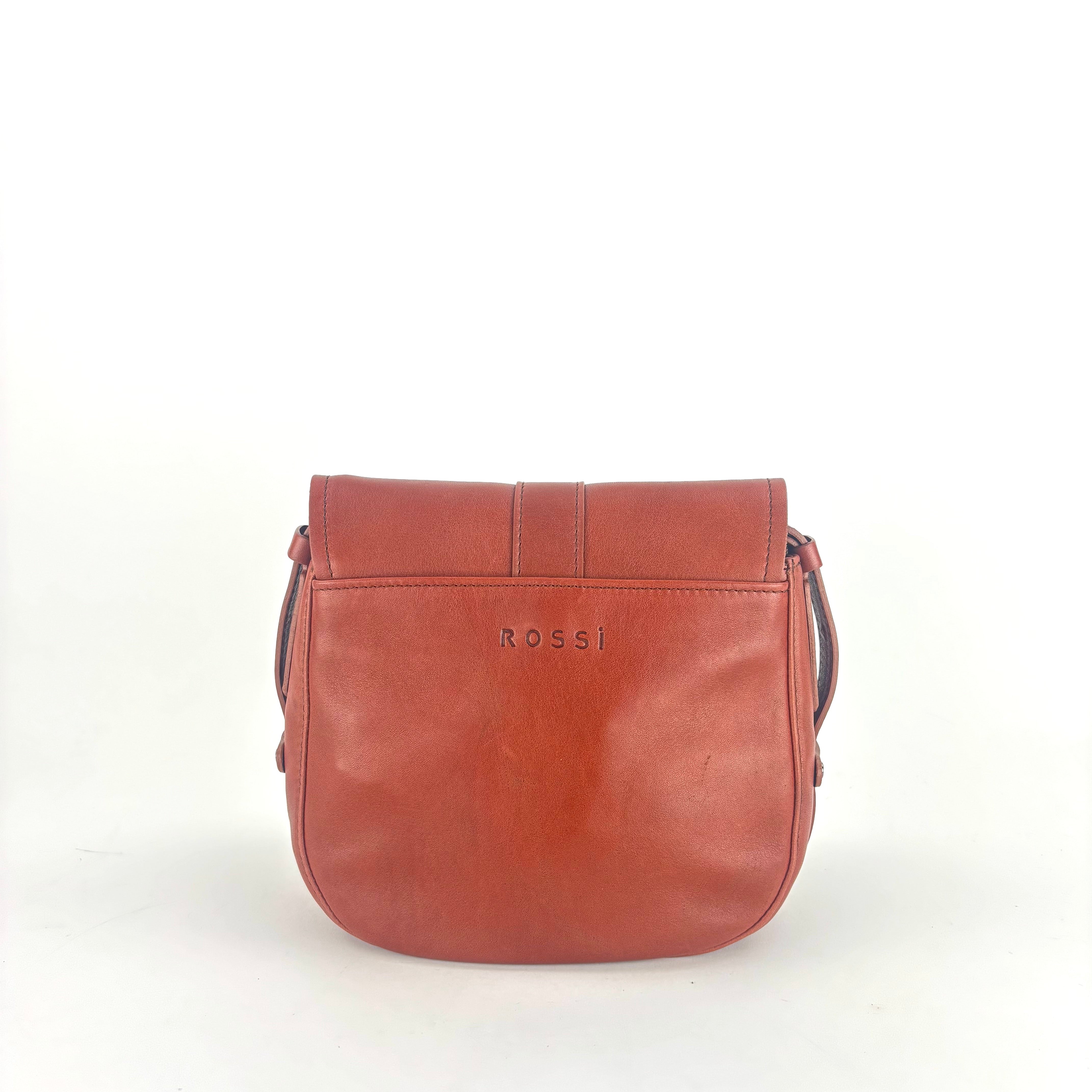 Medium Tuscan Leather Saddle Bag Cognac - Big Bag NY