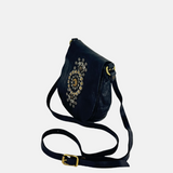 Campomaggi GIADA Small Studded Flap Crossbody in Black - Big Bag NY