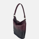 VLD NEW CHIC Slim Bucket Bag in Dark Cherry