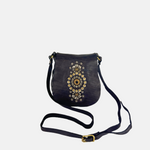 Campomaggi GIADA Small Studded Flap Crossbody in Brown - Big Bag NY