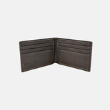 Deerskin Men's Billfold Wallet in Dark Brown
