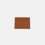 Men's Slim Credit Card Holder in Calfskin Brown