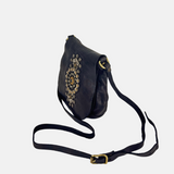 Campomaggi GIADA Small Studded Flap Crossbody in Brown - Big Bag NY