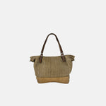 VLD PROMENADE Tote and Crossbody Bag in Biscuit Gold - Big Bag NY