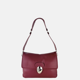 Angi Venezia Large Flap Shoulder Bag with Silver Ornament - Big Bag NY