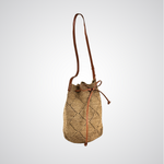 Sovani Lily Yolande Drawstring Bag Tan - Big Bag NY