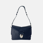 Angi Venezia Large Flap Shoulder Bag with Silver Ornament - Big Bag NY