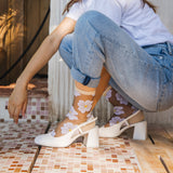 Atelier St Eustache Murano Socks in Cream - Big Bag NY