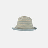 Grevi Striped Cotton Bucket Hat in Blue - Big Bag NY