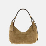 LORISTELLA Marrone Cookie Suede Hobo and Crossbody - Big Bag NY