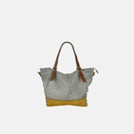 VLD PROMENADE Tote and Crossbody Bag in Ice Grey - Big Bag NY