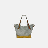 VLD PROMENADE Tote and Crossbody Bag in Ice Grey - Big Bag NY
