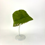 Reversible Green Circle Rain Hat