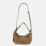 LORISTELLA Marrone Cookie Suede Hobo and Crossbody - Big Bag NY