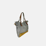 VLD PROMENADE Tote and Crossbody Bag in Ice Grey - Big Bag NY