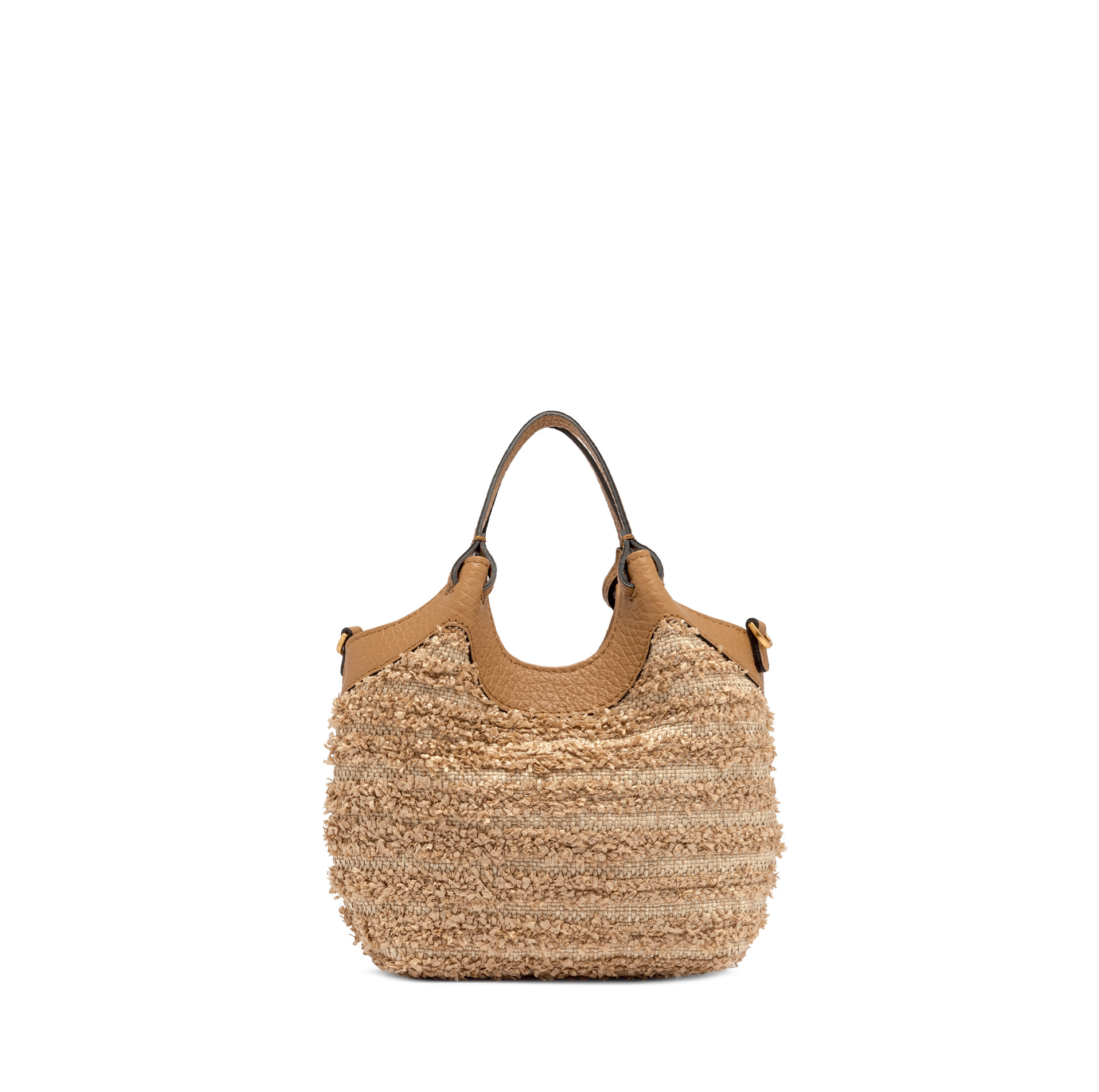 Gianni Chiarini Mini Tweed Dua Top Handle Bag brown - Big Bag NY