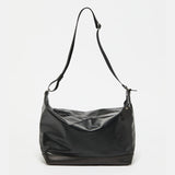Jack Gomme ARTI Light Leather Shoulder Bag in Noir - Big Bag NY