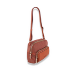 PLINIO Small Pocket Crossbody in Orange - Big Bag NY