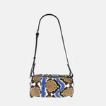 HERBERT Frère Sœur Le Sohna Serpent Shoulder Bag in Blue - Big Bag NY