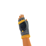 Short Fingerless Glove with Hood