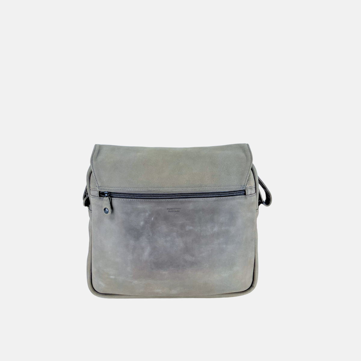 Les Ateliers Foures Flap Over Briefcase Gray - Big Bag NY