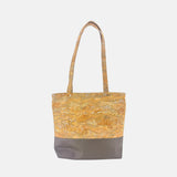 Natalie Therese Cork Shoulder Tote in Grey - Big Bag NY