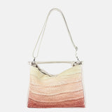 Reptile's House Soul Ombre Woven Shoulder Bag in Camel - Big Bag NY