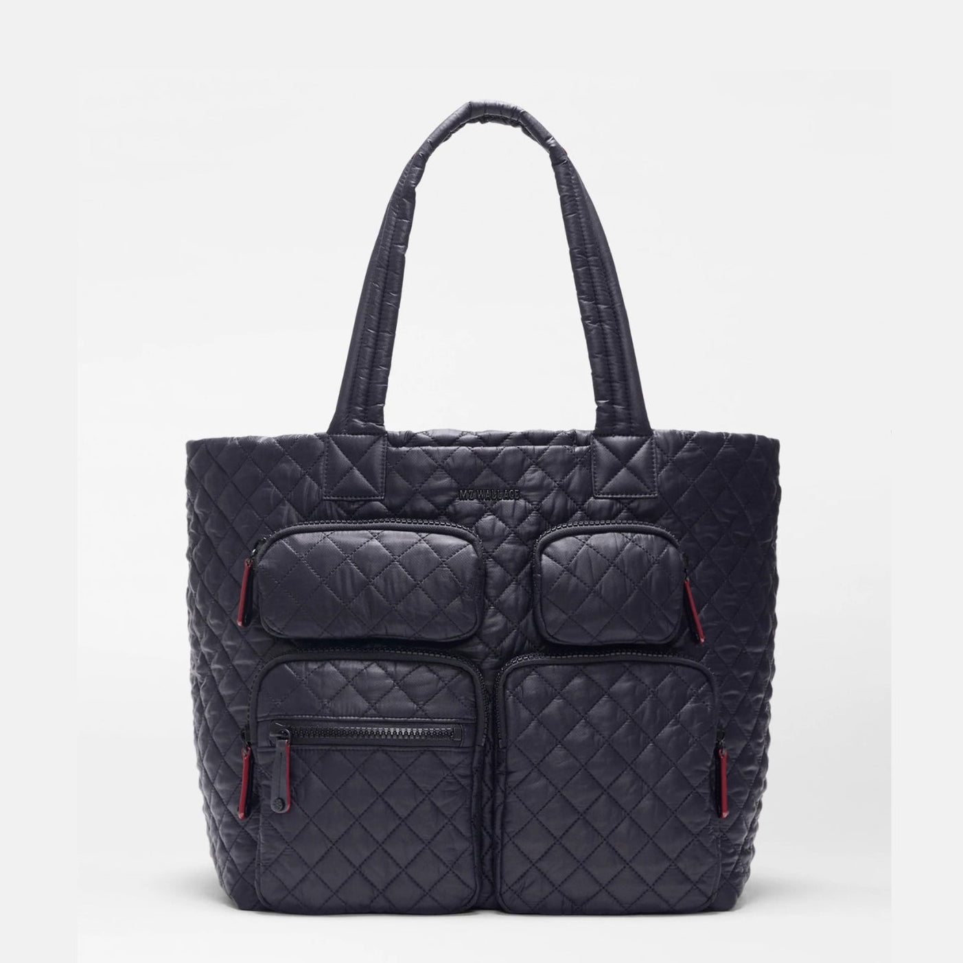 big tote travel bag MZ Wallace Black Large Metro Travel Tote