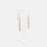 Alison Evans Long Silver Chainmail Earrings - Big Bag NY