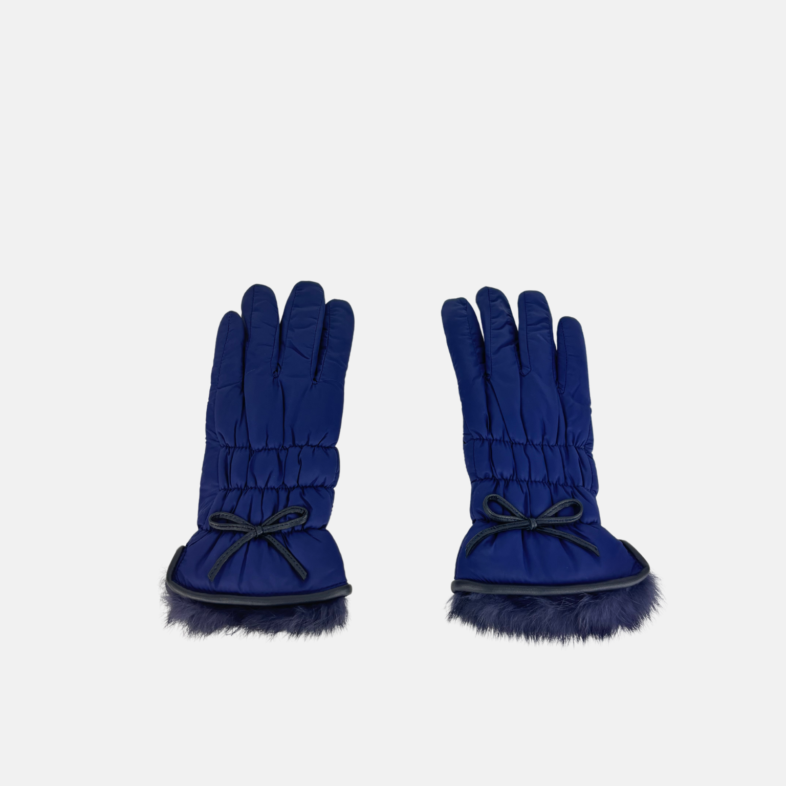 Santacana Pleated Gloves with Bow - Big Bag NY