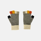 Santacana Wool and Angora Fingerless Multicolor Glove - Big Bag NY