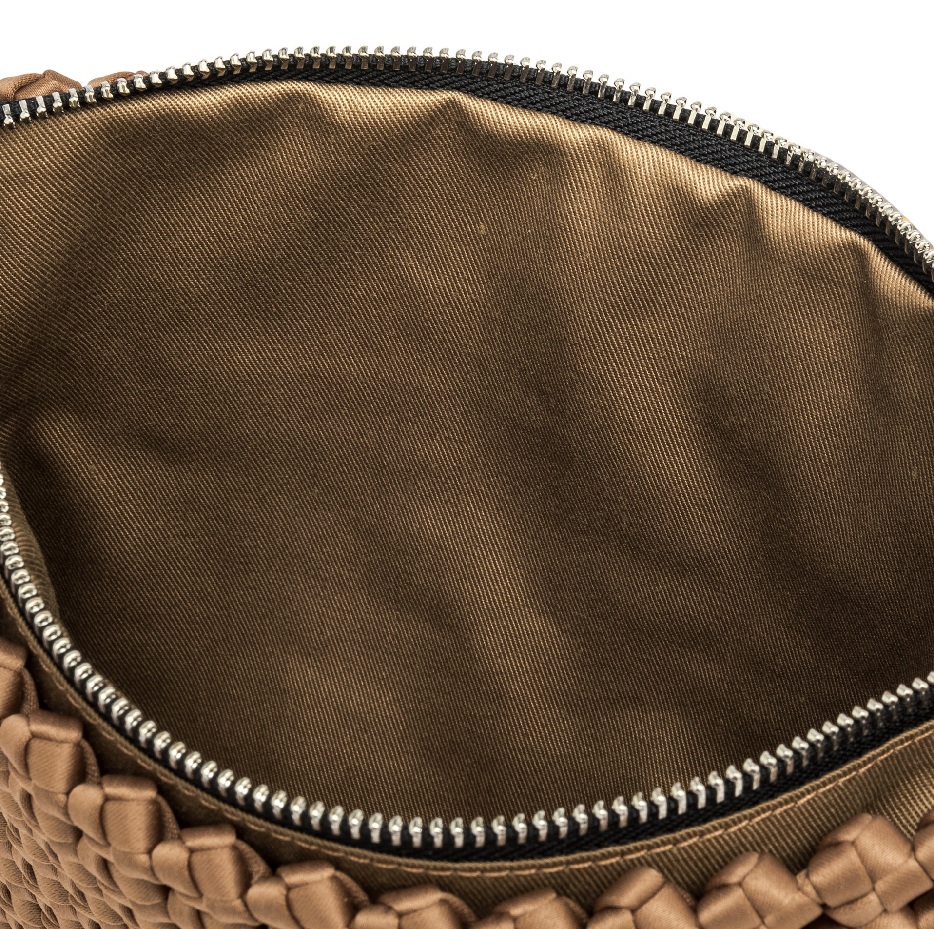 Gianni Chiarini Fiore Brown Woven Clutch - Big Bag NY