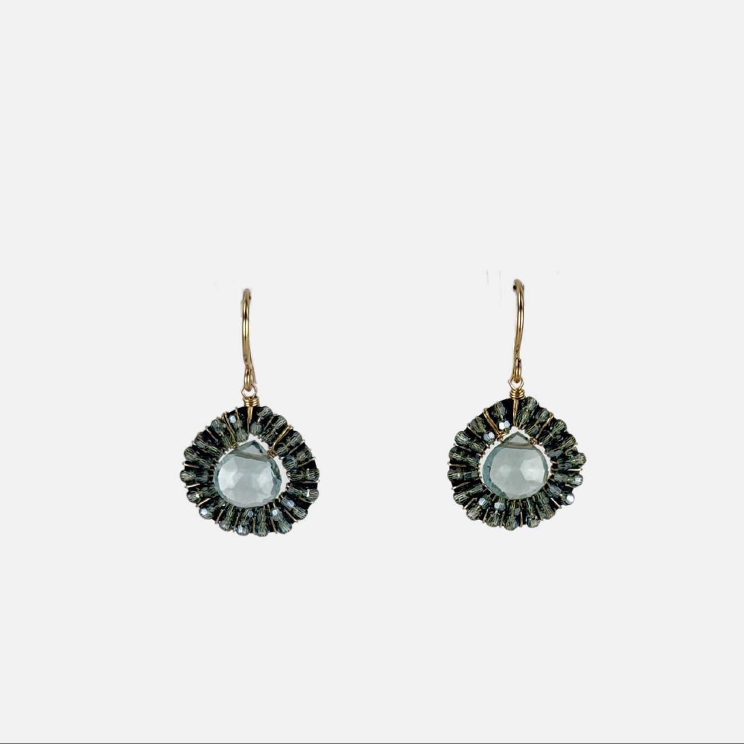 Dana Kellin Aqua Drop Earrings - Big Bag NY