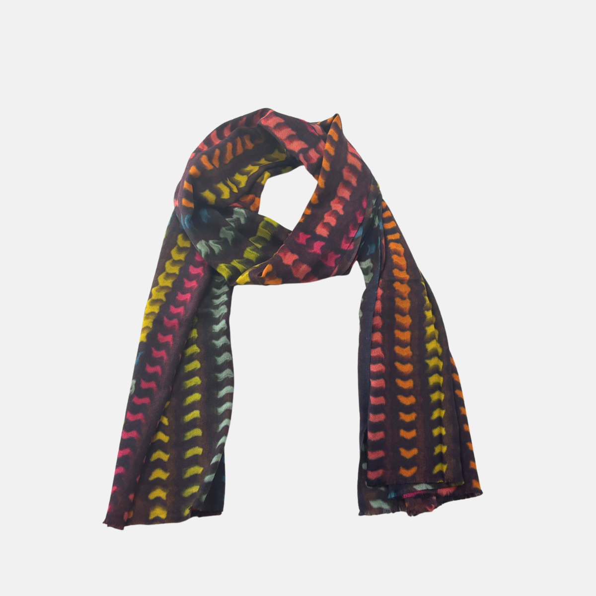 Tradition Textiles Rainbow Lozenge Scarf - Big Bag NY