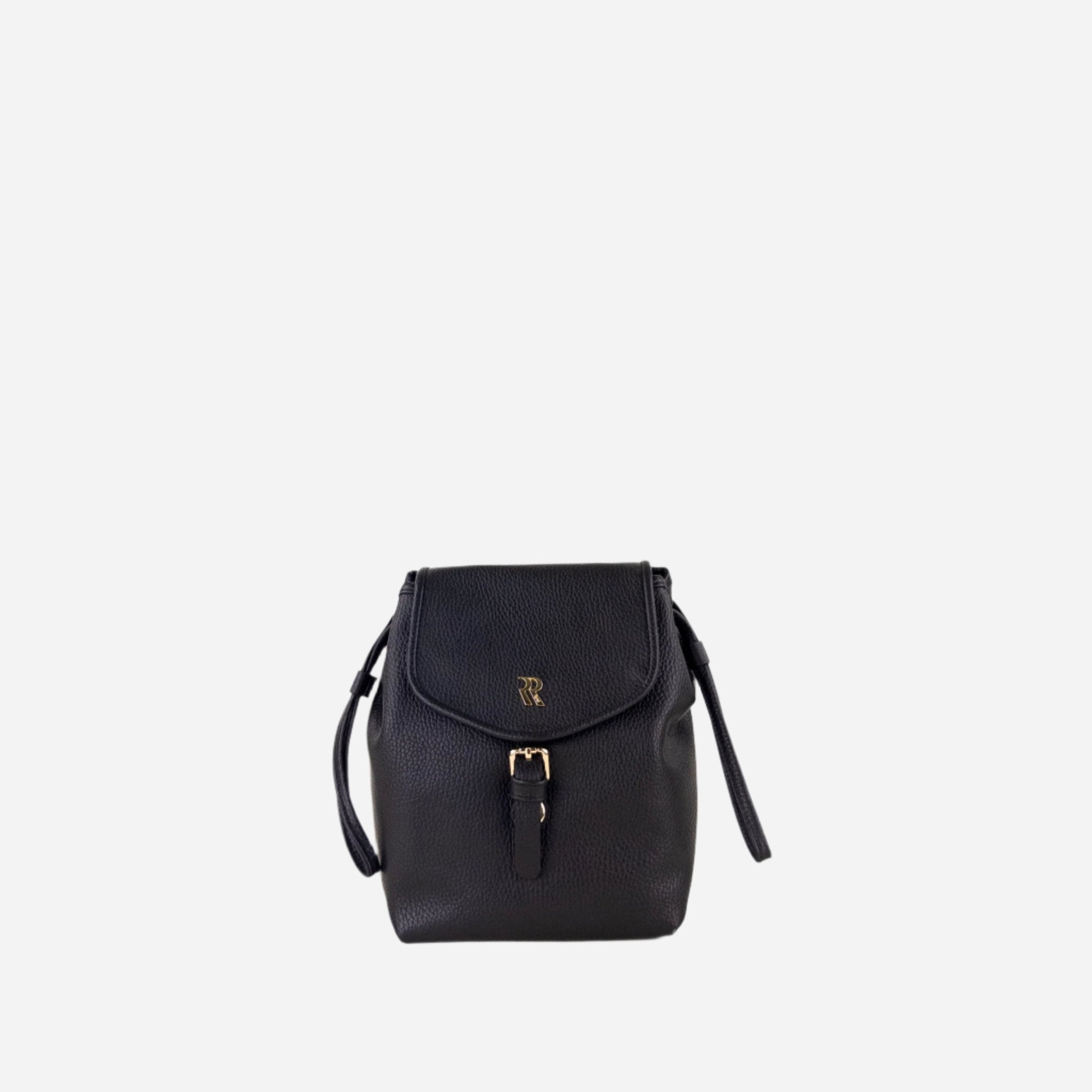 Black Rossi Mini Convertible Backpack - Big Bag NY