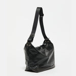 Jack Gomme ARTI Light Leather Shoulder Bag in Noir - Big Bag NY