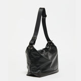 Jack Gomme ARTI Light Leather Shoulder Bag in Noir - Big Bag NY