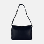 Angi Venezia Large Flap Shoulder Bag with Silver Ornament - Big Bag NY