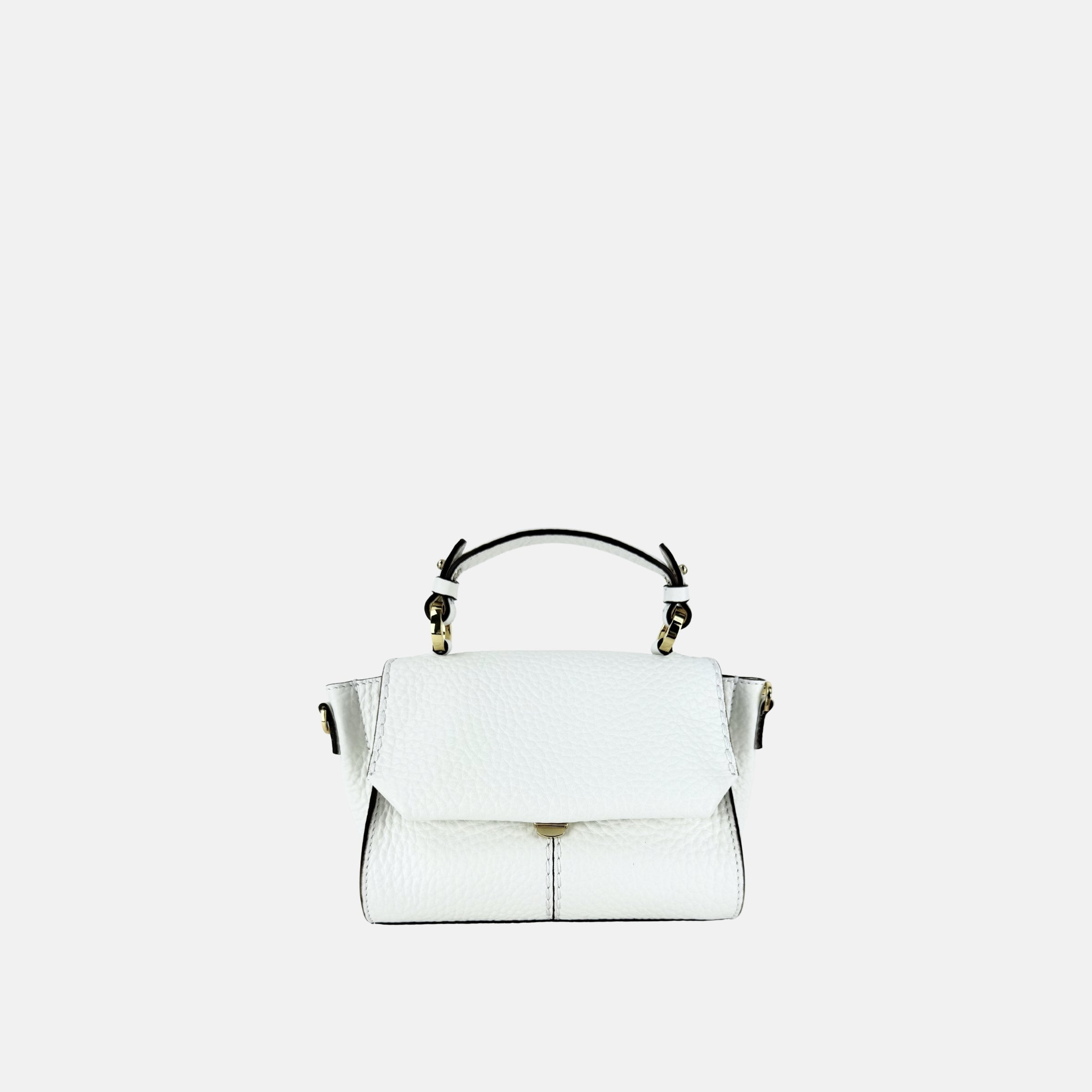 LORISTELLA MURIEL Convertible Mini Bag in white - Big Bag NY