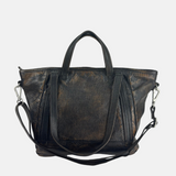 VLD MARGOT Double Handle Convertible Tote in Brown