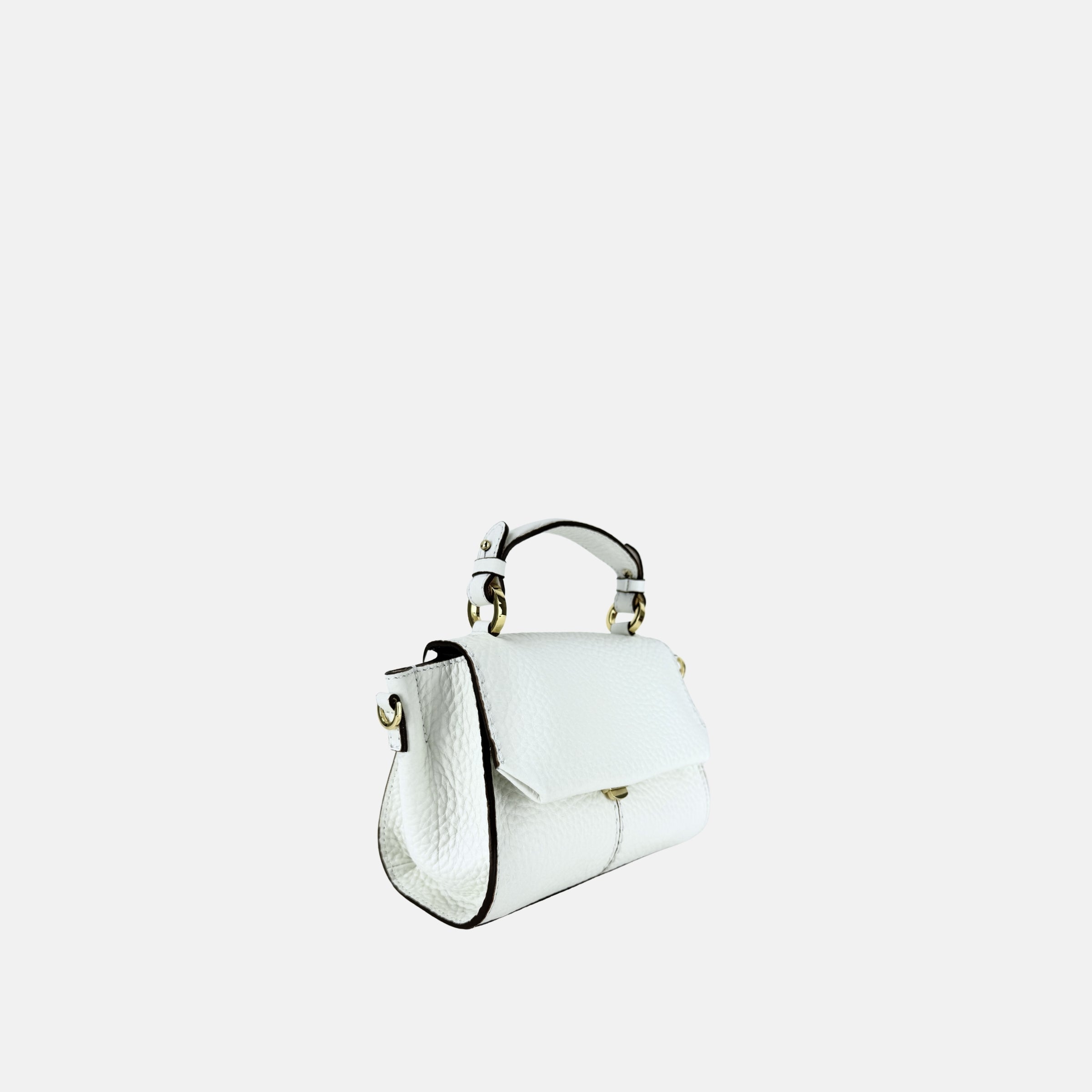 LORISTELLA MURIEL Convertible Mini Bag in white - Big Bag NY