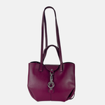Angi Venezia Double Handle Medium Tote with Flap Lock - Big Bag NY