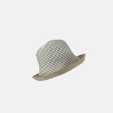 Grevi Striped Cotton Bucket Hat in Beige - Big Bag NY