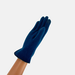 Santacana Cashmere Blend Gloves with Leather Trim - Big Bag NY