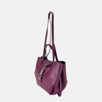 Angi Venezia Double Handle Medium Tote with Flap Lock - Big Bag NY