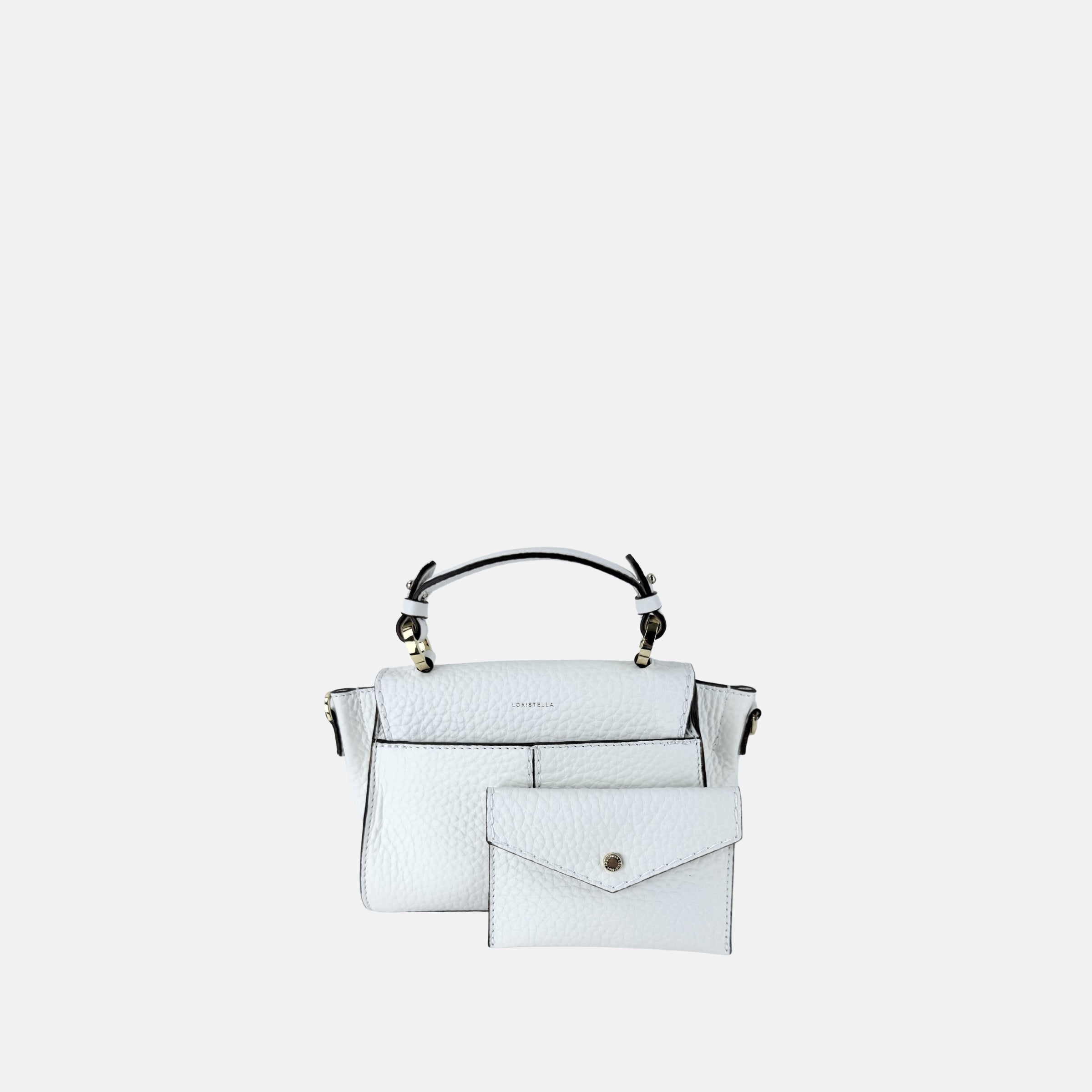 LORISTELLA MURIEL Convertible Mini Bag in white - Big Bag NY