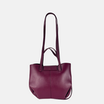 Angi Venezia Double Handle Medium Tote with Flap Lock - Big Bag NY
