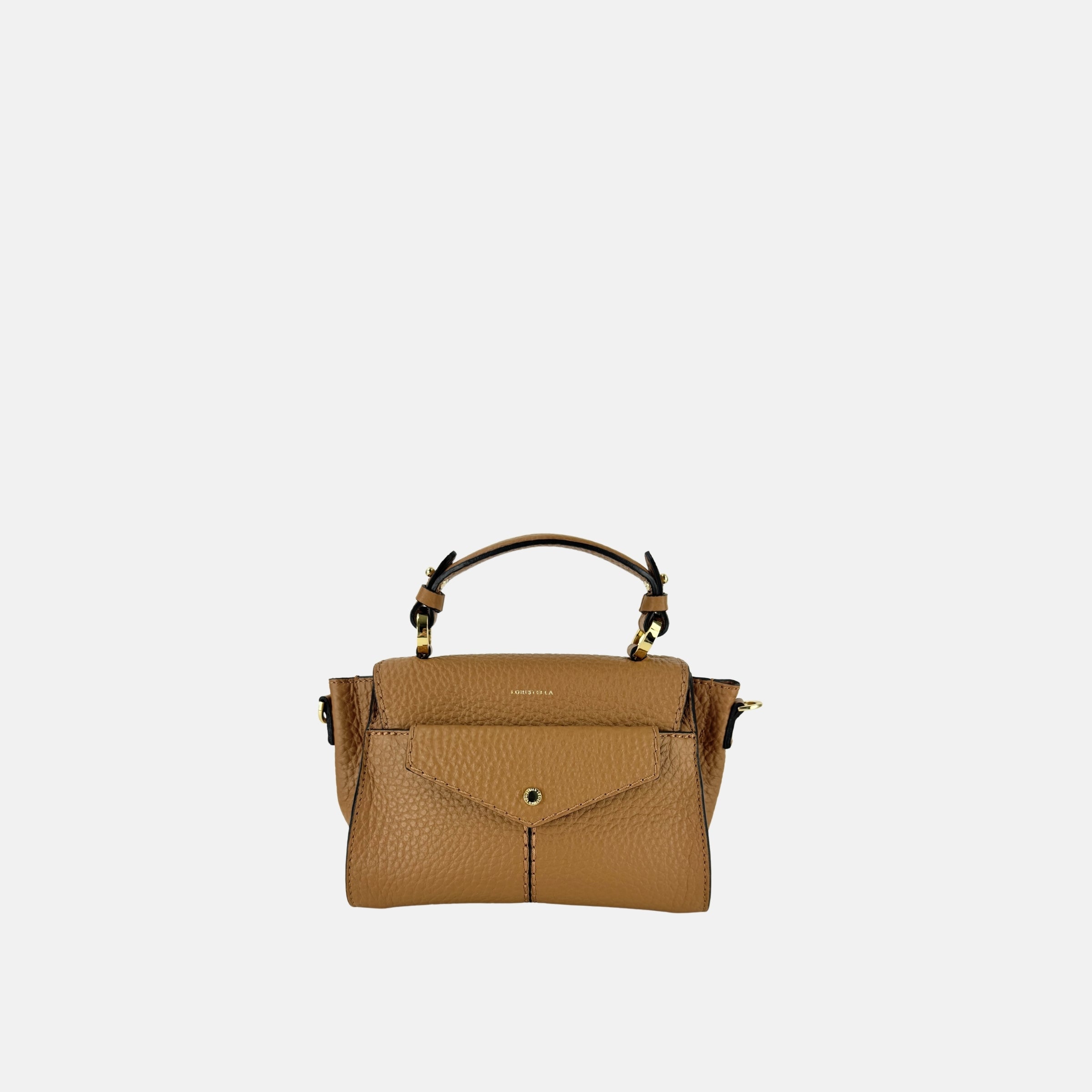 LORISTELLA MURIEL Convertible Mini Bag in cuoio - Big Bag NY