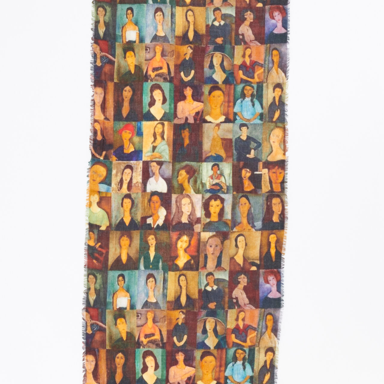 Otracosa Modigliani Faces Scarf - Big Bag NY