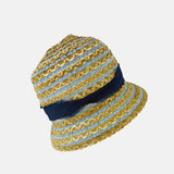Ferruccio Vecchi Carmen Crochet Summer Hat in Blue - Big Bag NY
